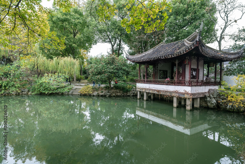 Fototapeta Suzhou Gardens，Humble Administrator's Garden in Suzhou，china