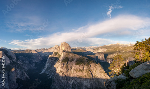 Panoramic view of Yosemite Valley National Park California United States © Maks_Ershov