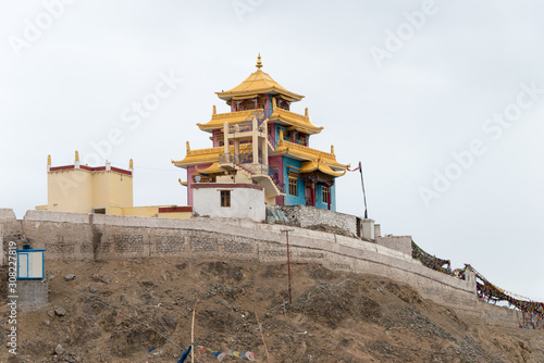 Ladakh, India - Jun 25 2019 - Zangdok Palri Monastery in Choglamsar, Ladakh, Jammu and Kashmir, India. photo