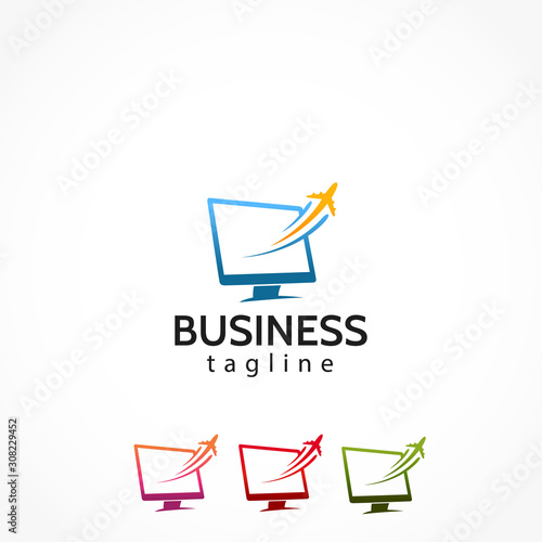 travel agency screen logo