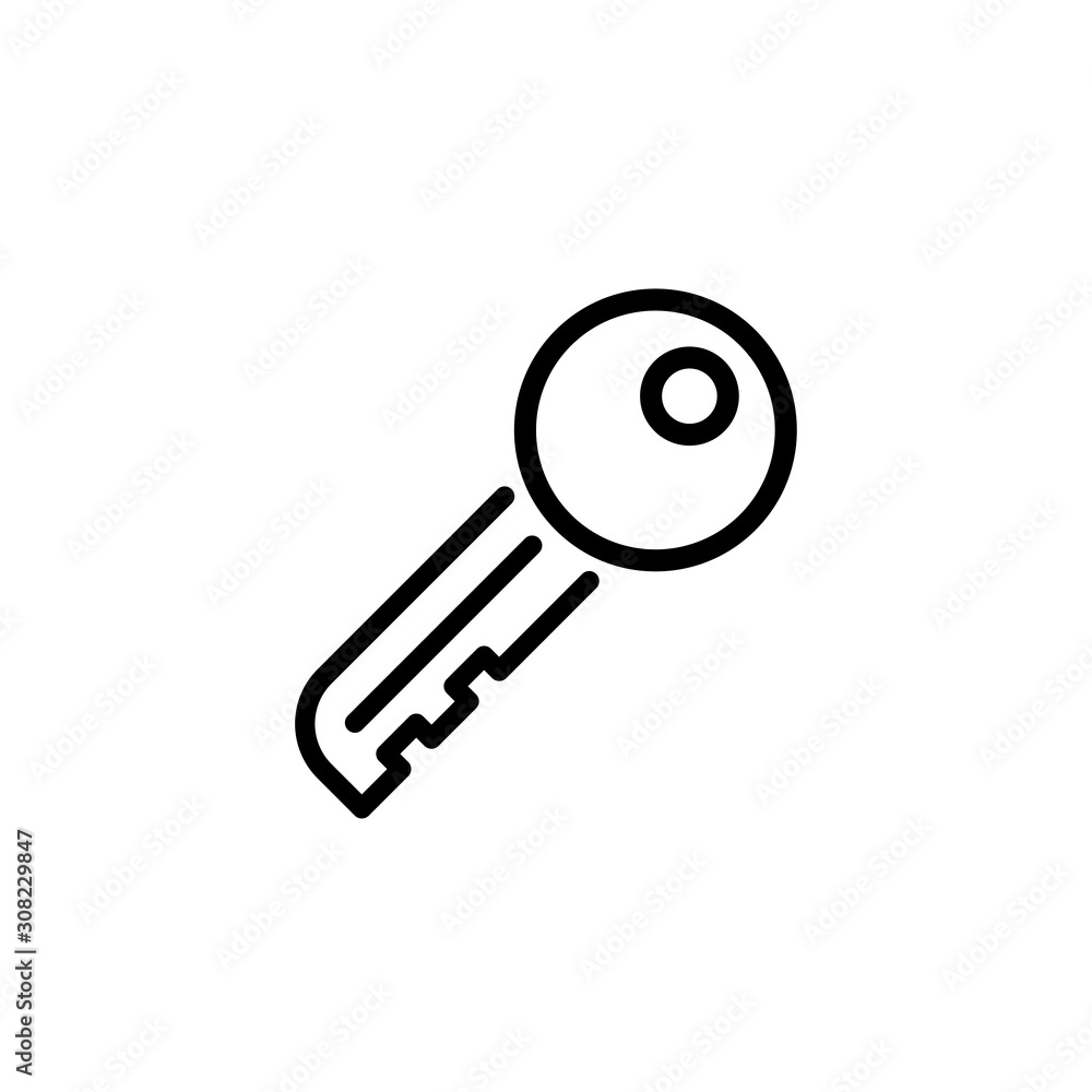 key, lock icon vector illustration logo template key, lock icon vector illustration logo template