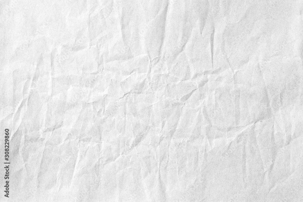 Obraz premium crumpled old pale grey kraft background paper texture