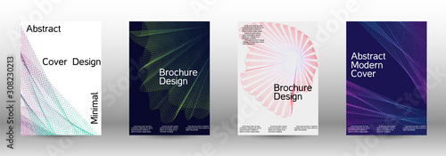 Cover design template set 
