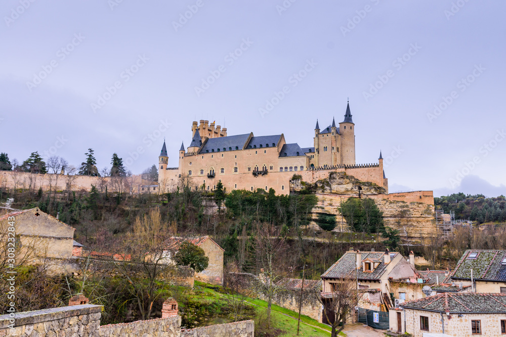 Alcazar de Segovia Castle in the same city
