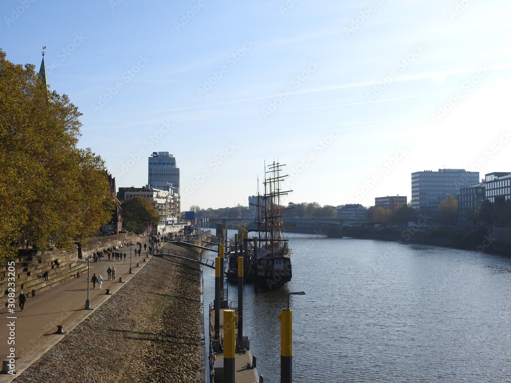 Fototapeta premium The river Basel in Bremen