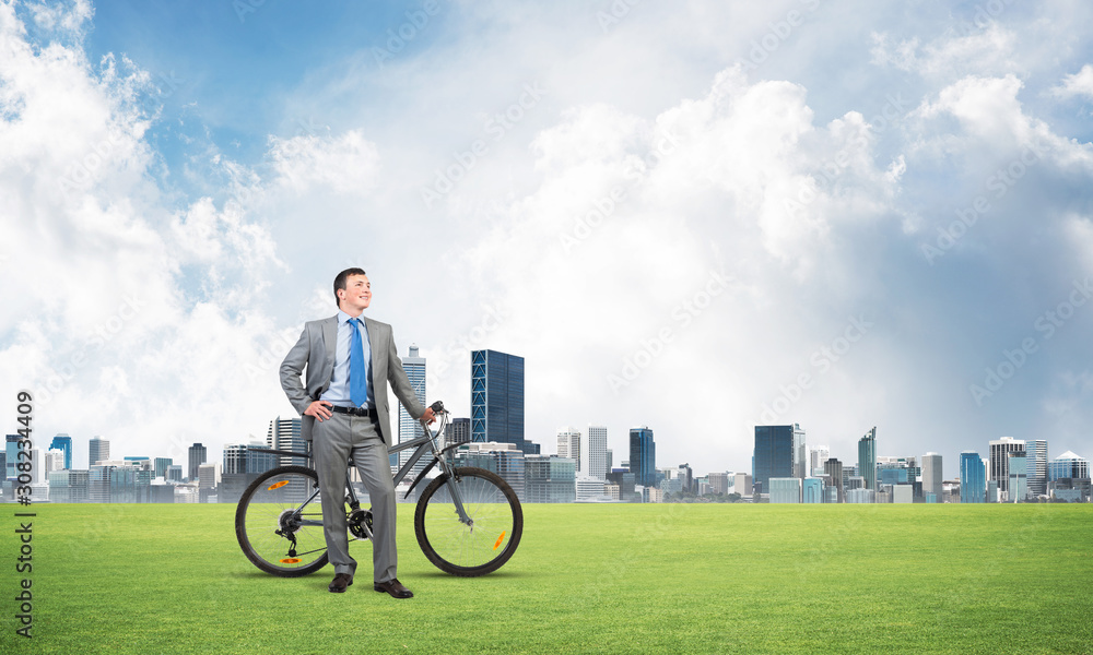 Smiling man in business suit and tie Smiling man in business suit and tie
