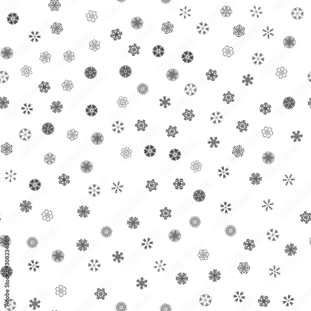 vector winter snow light seamless pattern vector winter snow light seamless pattern