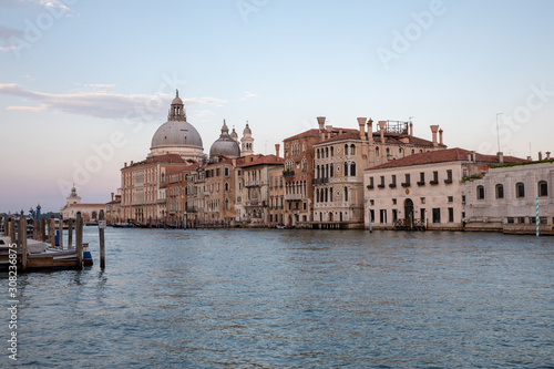 Panoramic view of Venice grand canal view with historical buildings © TravelFlow