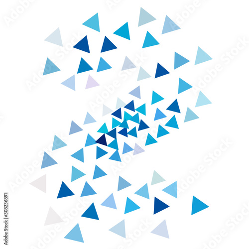 triangle fill number - 2