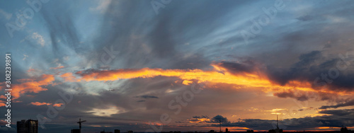sunset in clouds © oleg_ru