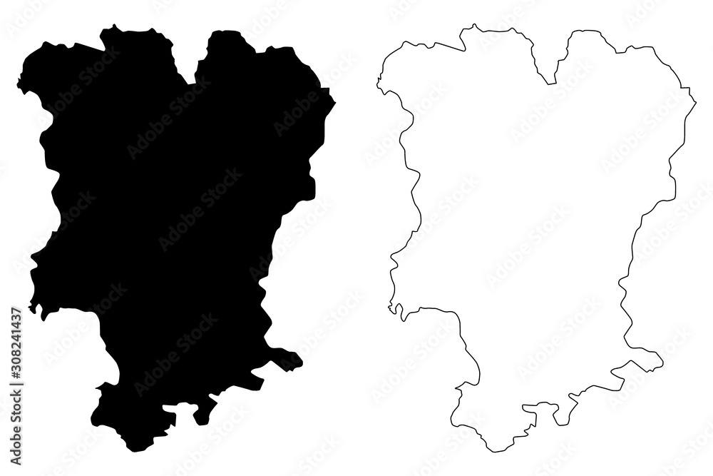 Mtskheta-Mtianeti region (Republic of Georgia - country, Administrative divisions of Georgia) map vector illustration, scribble sketch Mtskheta Mtianeti map....