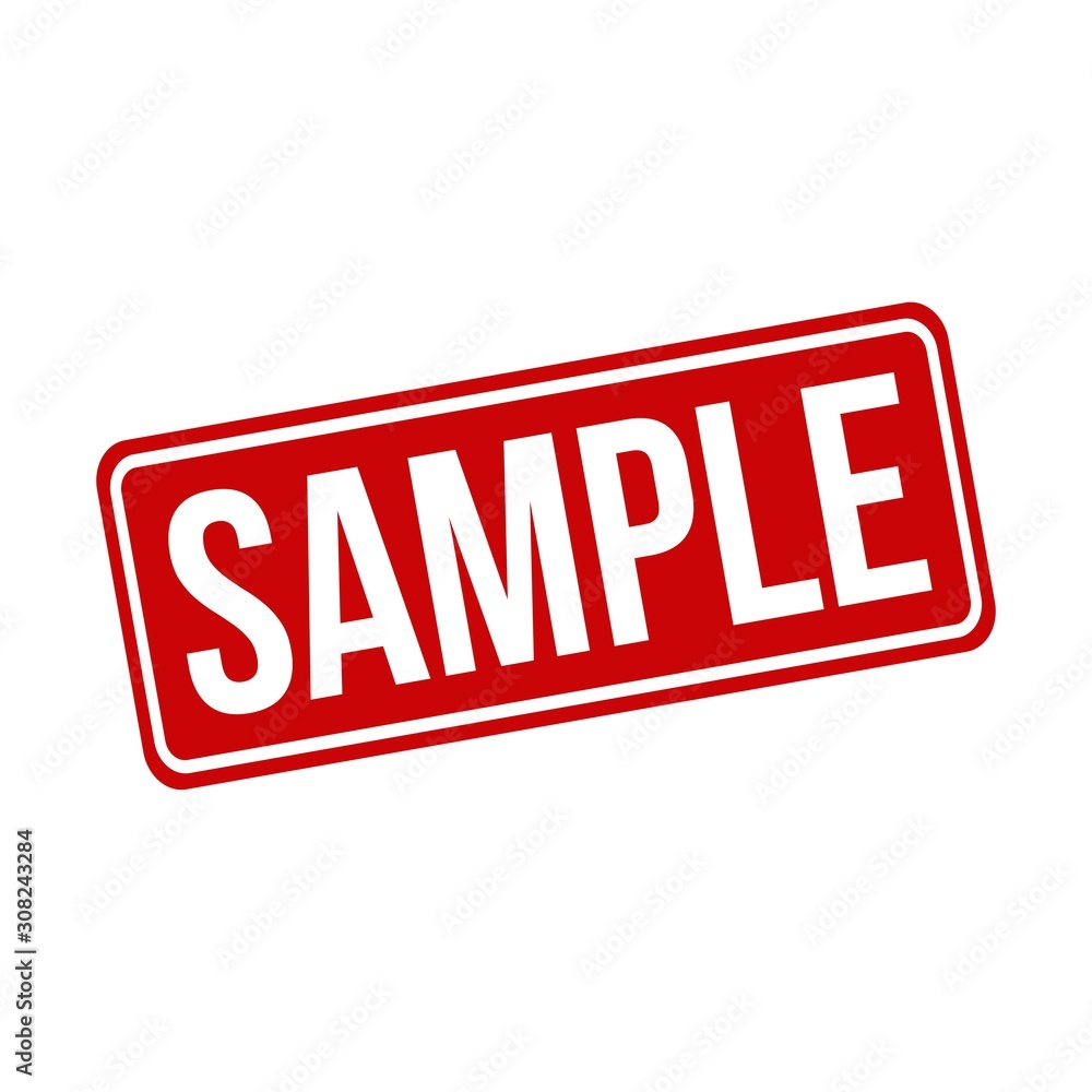 Sample Stamp Grunge Texture Vector Illustration Sample Stamp Grunge Texture Vector Illustration