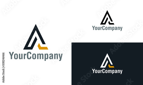 Luxury construction, architecture and letter A logo icon design template elements. Simple minimalist template graphic illustration. Creative vector emblem, for icon or design concept.