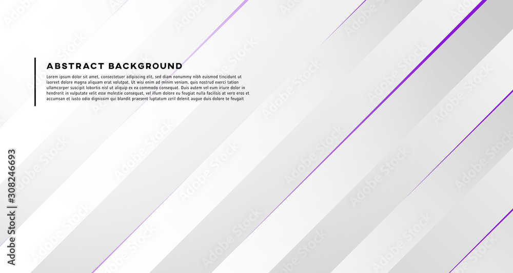 Abstract white with purple list background design Abstract white with purple list background design