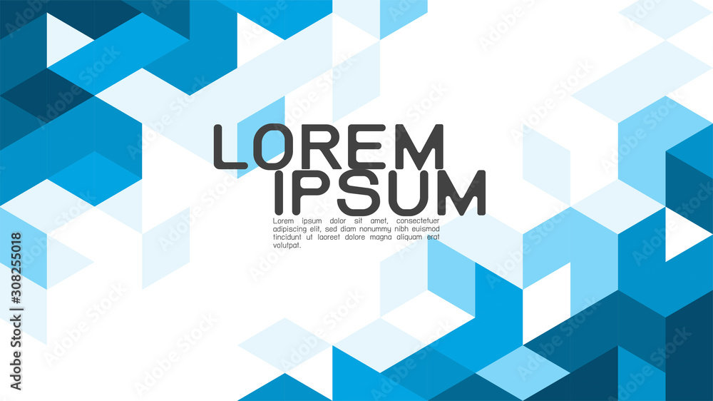 Abstract gradient blue background with mixed geometric and modern overlapping on white background, space for text on middle position. Vector illustration Abstract gradient blue background with mixed geometric and modern overlapping on white background, space for text on middle position. Vector illustration