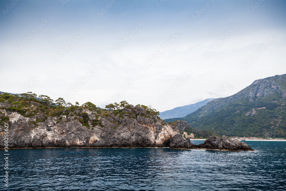 Naklejka premium The harbours of an Aegean sea