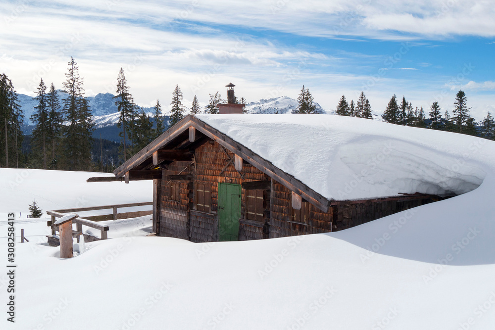 Naklejka premium Finsterbachtal, Reit im Winkl