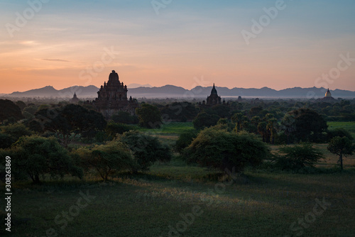 Bagan at Sunrise, Myanmar