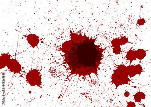 Abstract vector red color splatter design background. illustration vector design.