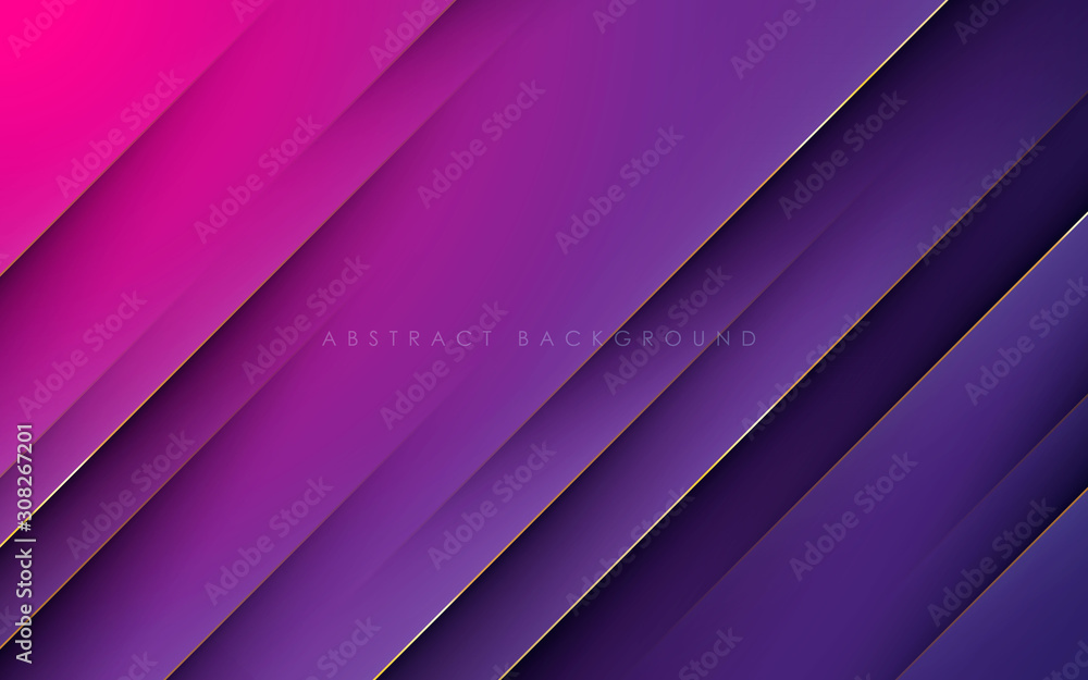 Obraz premium Modern texture purple and pink abstract background concept with gold line decoration