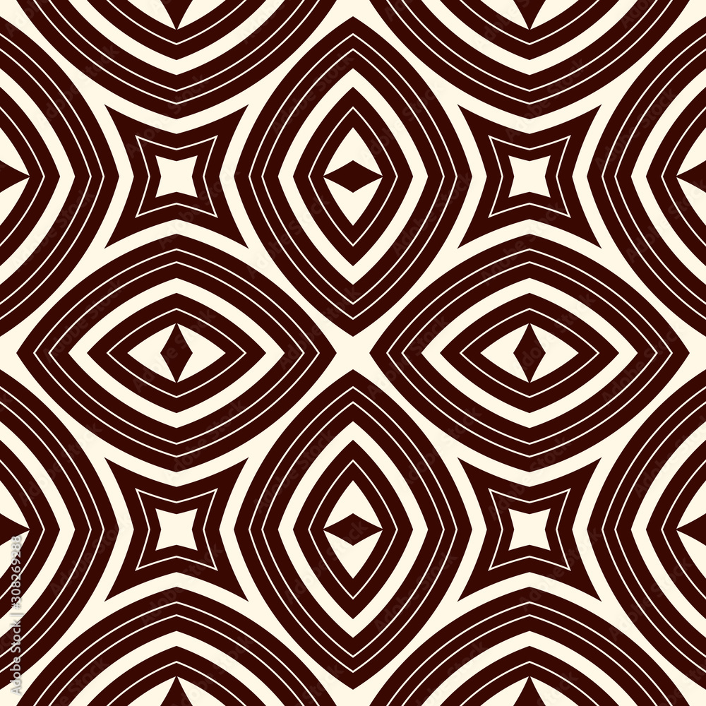 Ethnic style seamless pattern with floral motif. Outline abstract background. Tribal ornament. Ethnic style seamless pattern with floral motif. Outline abstract background. Tribal ornament.