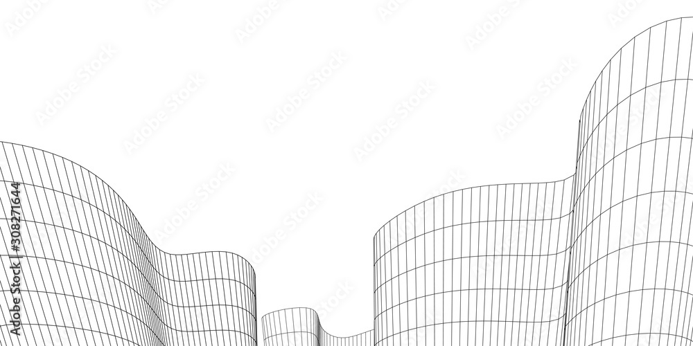 sketching of modern building construction and plan document Stock Photo |  Adobe Stock