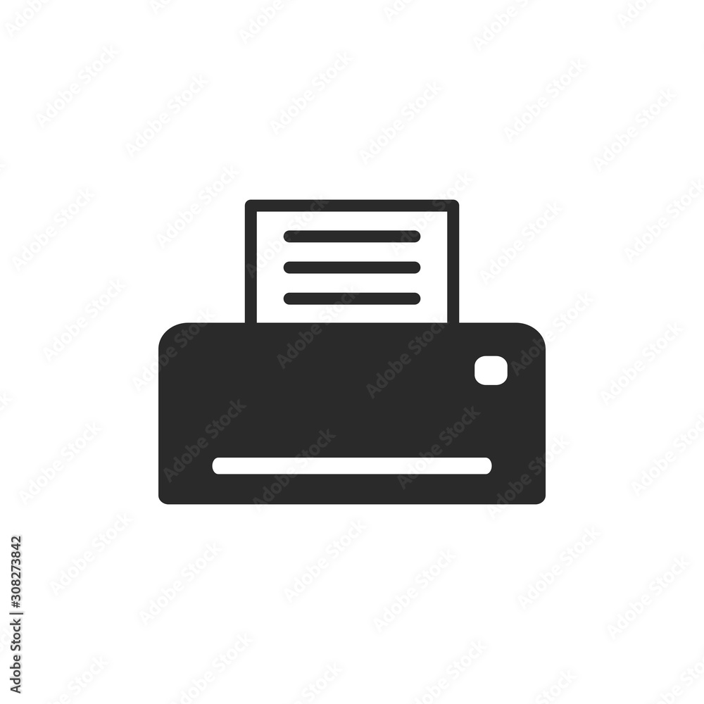 Printer Icon Vector Illustration Printer Icon Vector Illustration