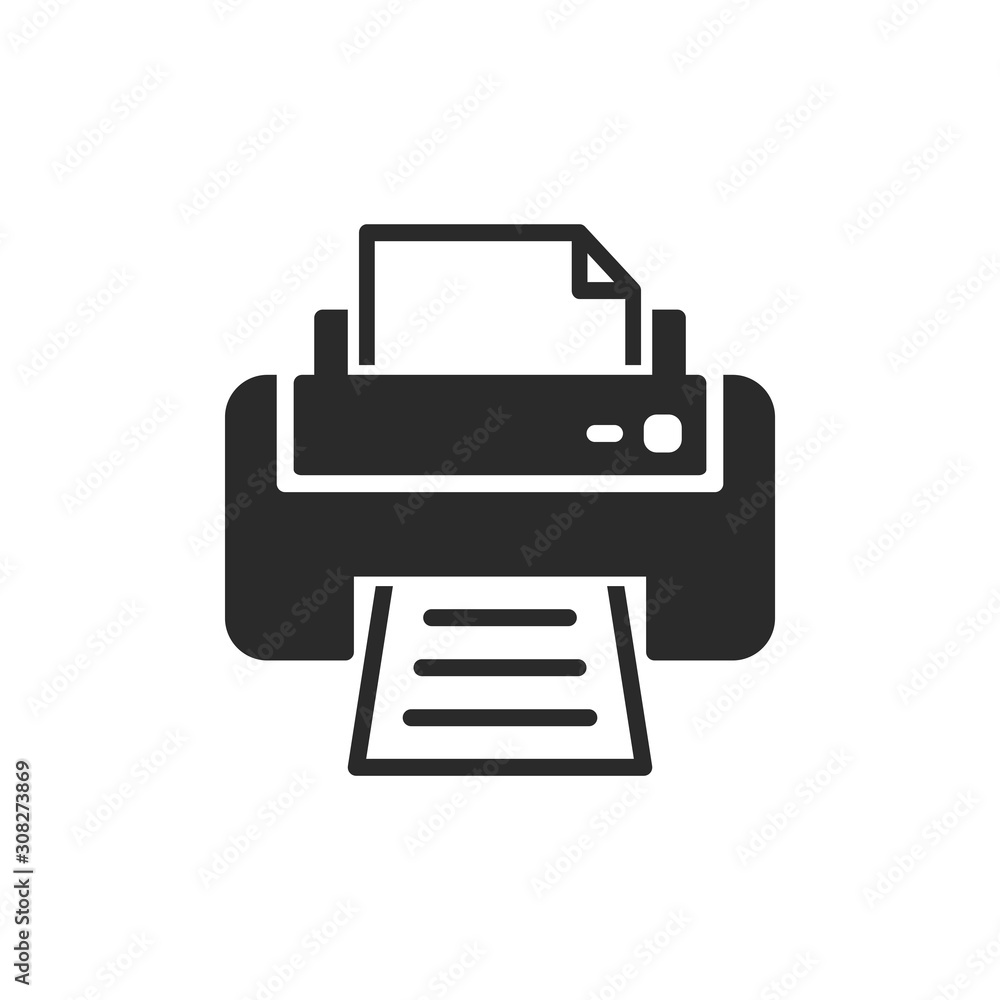 Printer Icon Vector Illustration Printer Icon Vector Illustration
