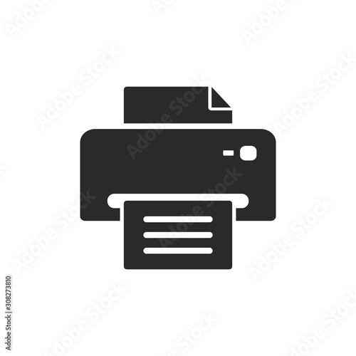 Printer Icon Vector Illustration