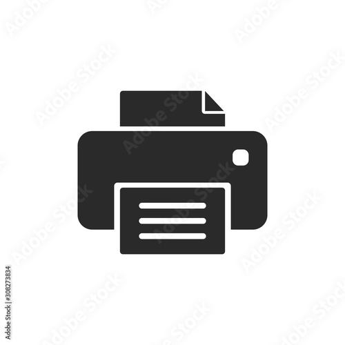 Printer Icon Vector Illustration