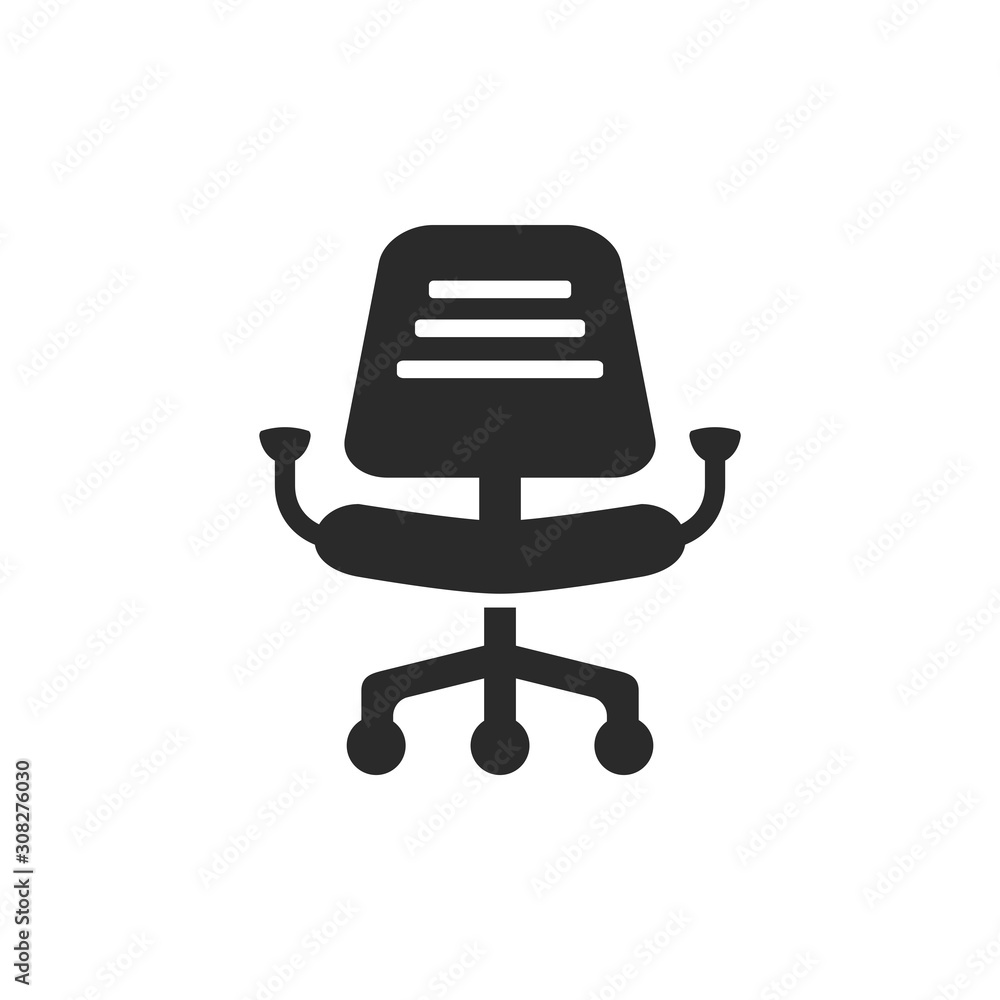 Office Chair Icon Vector Illustration Office Chair Icon Vector Illustration