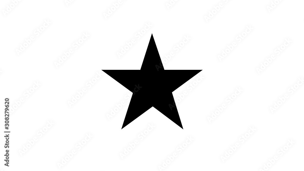 Star Icon Illustration on white bakcground Star Icon Illustration on white bakcground