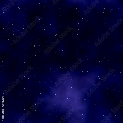 Starfield seamless background. Colors: outer space, manatee, eggplant, purple mountainsâ€™ majesty, midnight blue.