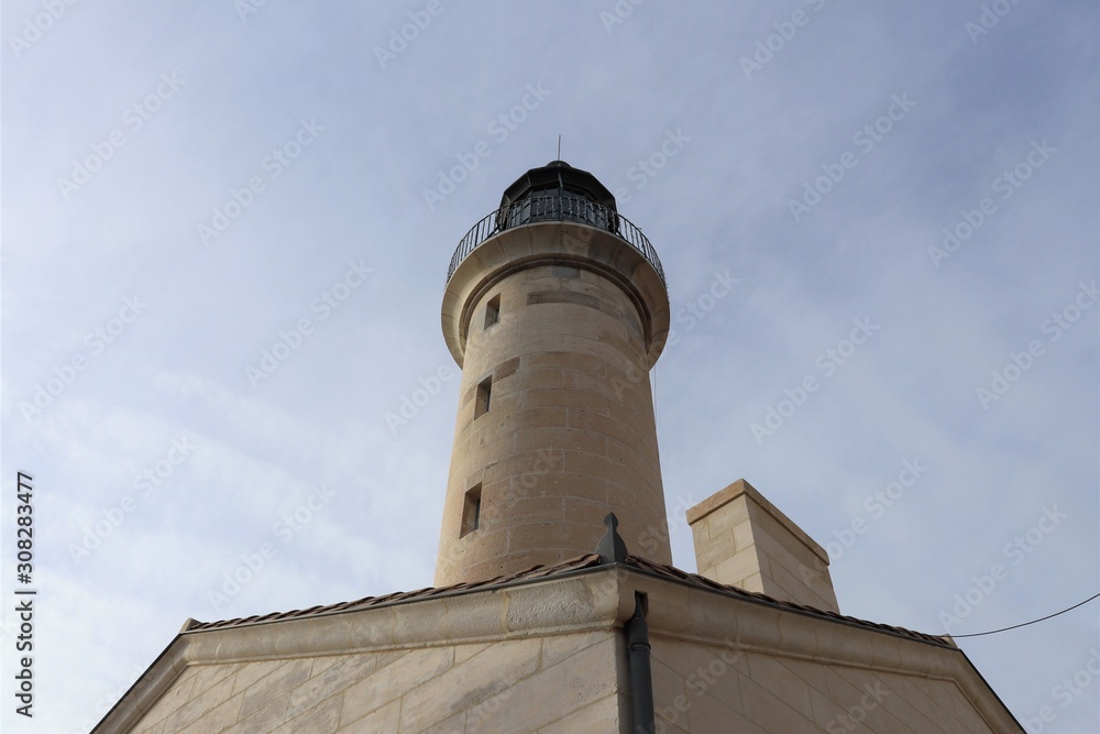 Ancien phare construit en 1828 - Village Le Grau du Roi - Département du Gard - Languedoc Roussillon - Région Occitanie - France - 19 èmùe siècle