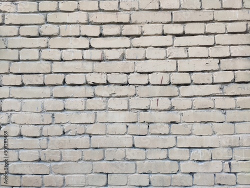 Brick wall texture background with copy for text