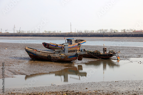 wrecked fishing boat