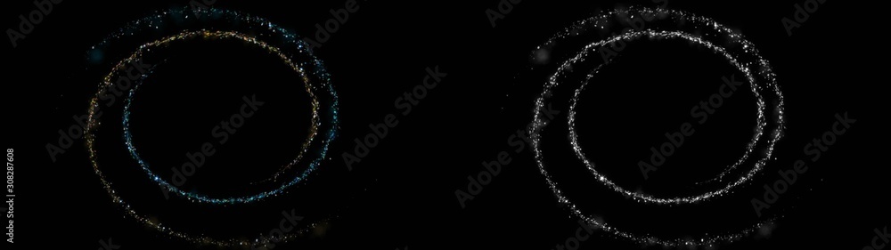 Magic Christmas particle elements with alpha Magic Christmas particle elements with alpha