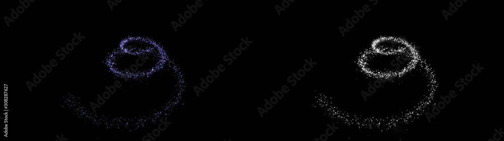 Magic Christmas particle elements with alpha Magic Christmas particle elements with alpha