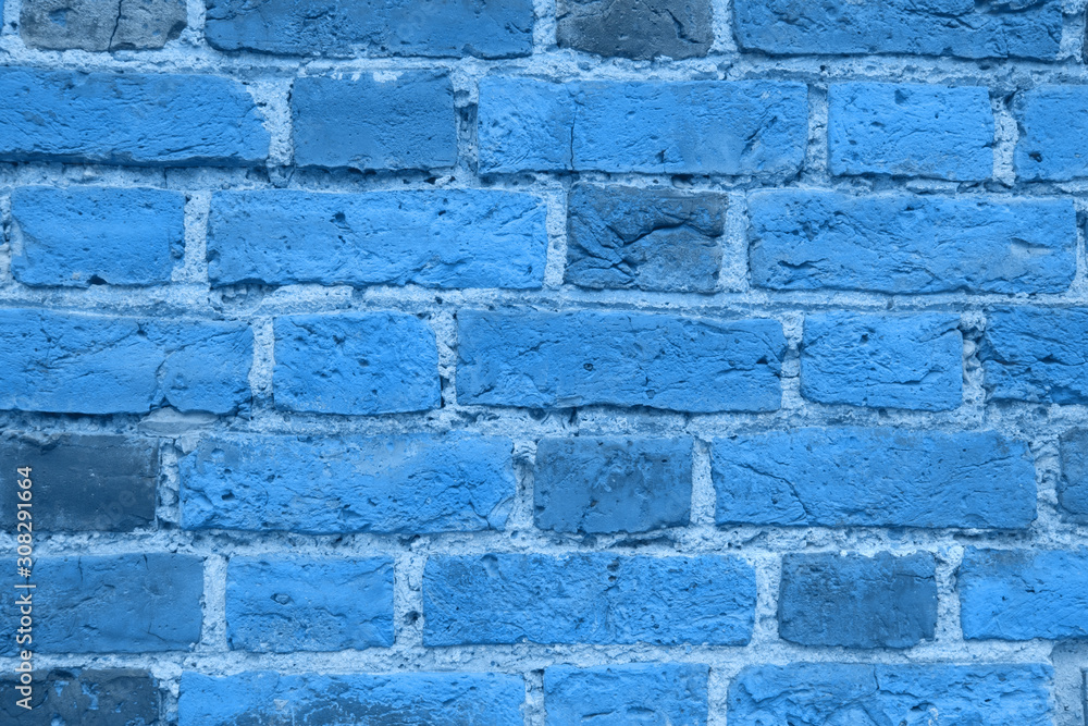 Obraz premium The texture of stones, trendy blue toning, color trends of 2020