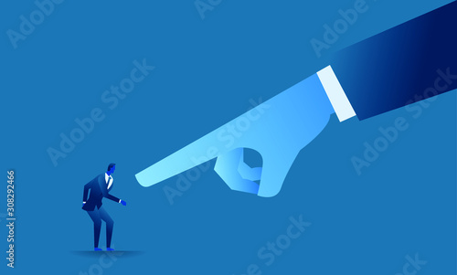 Business work concept illustration about hard work and pressure