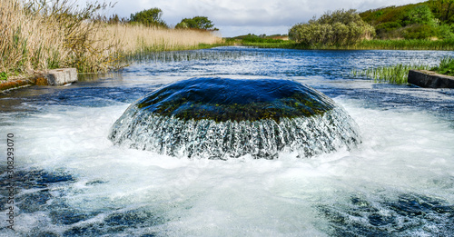 Castricum De Kwal, drink water well in netherland not far from amsterdam town. photo