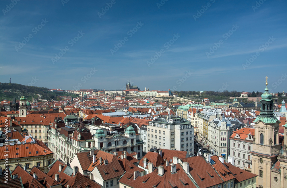 Fototapeta premium Stadtansicht, Prag, Tschechische Republik