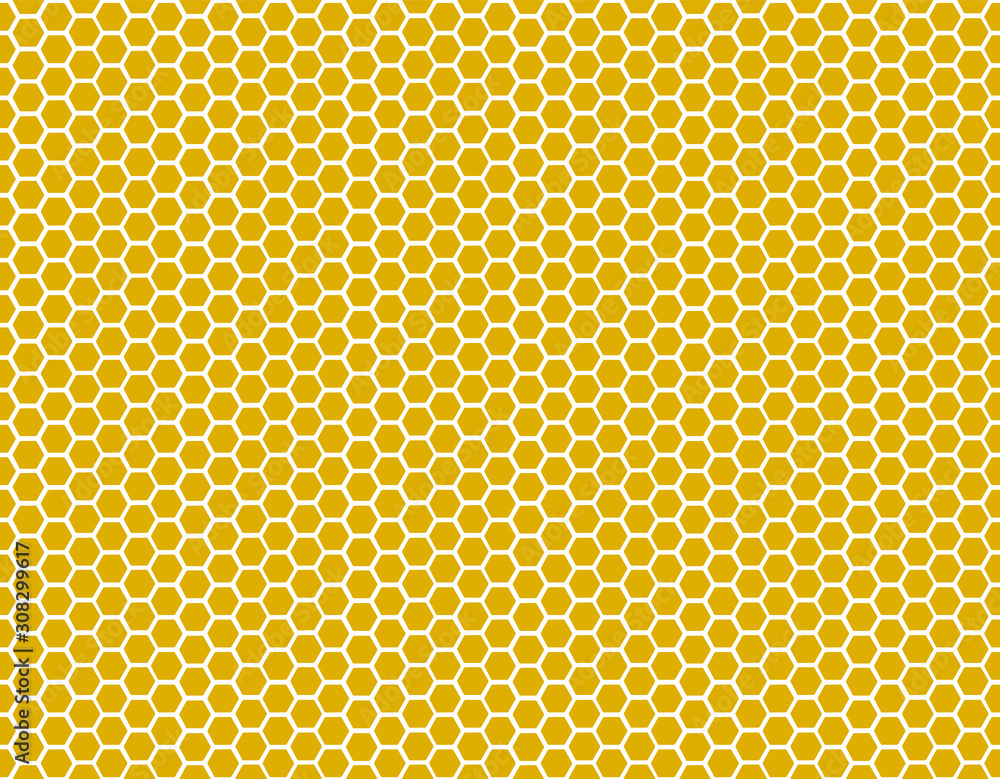 Seamless Honeycomb Pattern. Endless Hexagon Background. Seamless Honeycomb Pattern. Endless Hexagon Background.