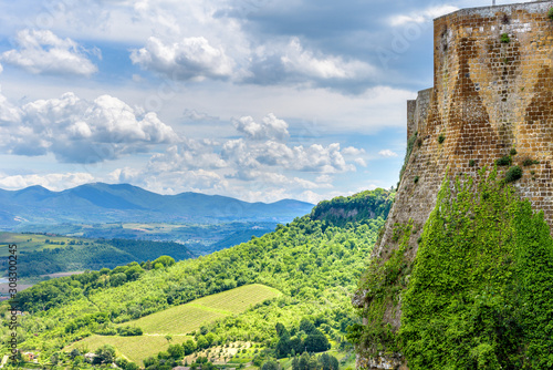 Amazing landscape near Orvieto, Italy, region Umbria.