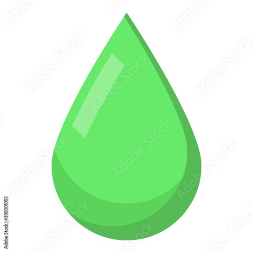 Juice lime drop icon. Isometric of juice lime drop vector icon for web design isolated on white background