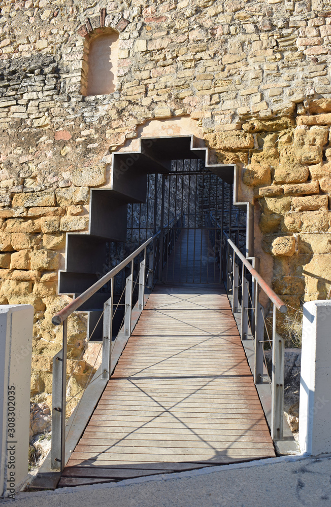 Castillo de Gelida en provincia de Barcelona España