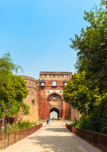 The Entrance Gate to the  Purana Quila  in Delhi  India