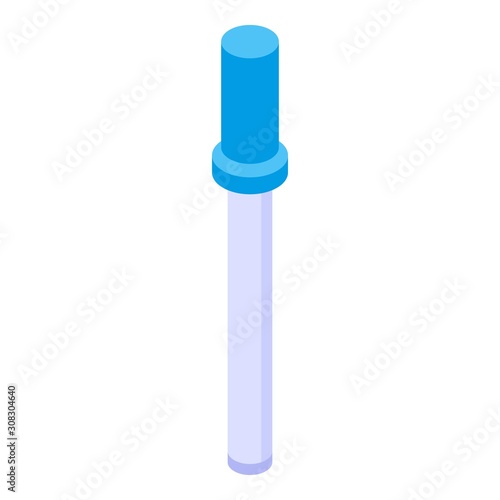 Test stick icon. Isometric of test stick vector icon for web design isolated on white background