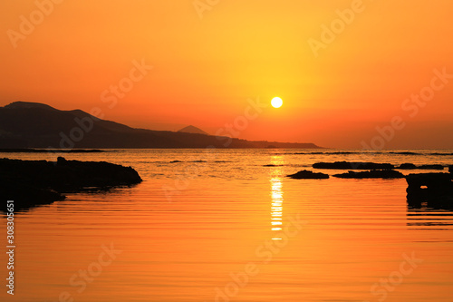 Sunset at Las Canteras Beach