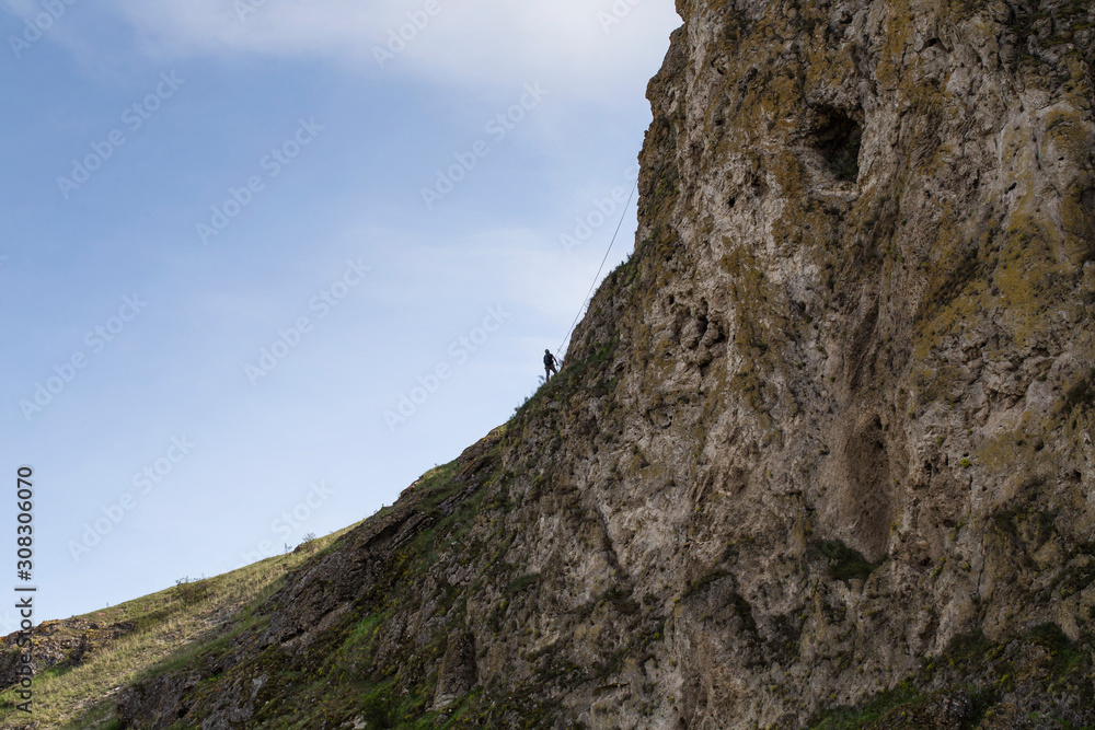 View of the cliff.